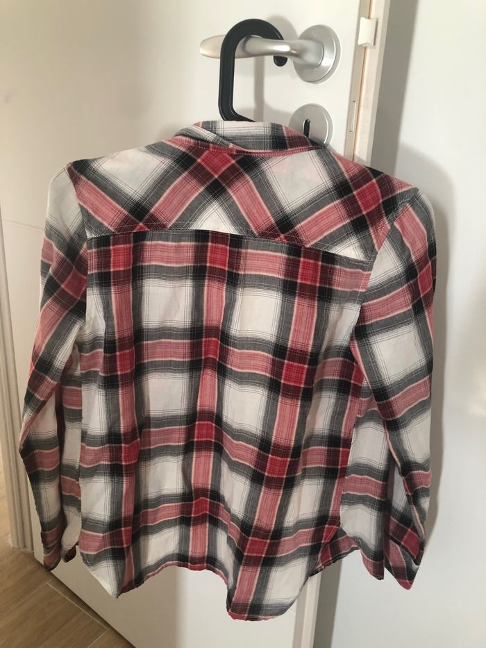 Chemise à carreaux orchestra rouge blanche enfant - photo numéro 2