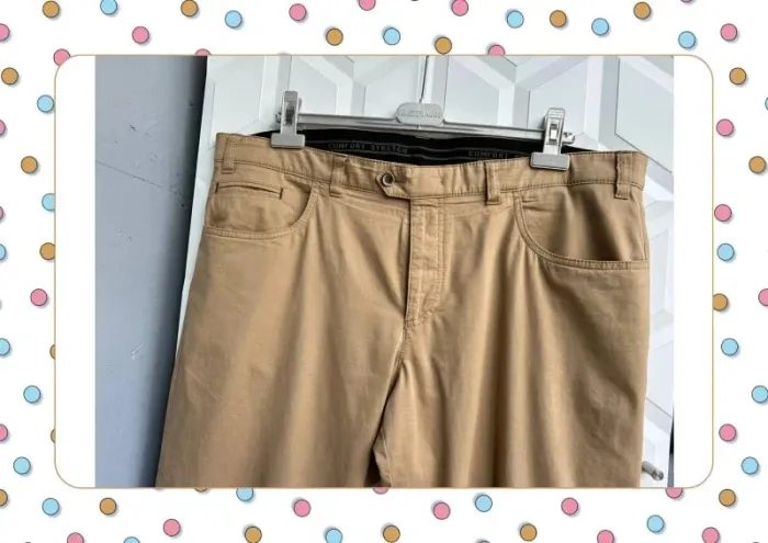Pantalon Maneven beige taille 52 - photo numéro 4