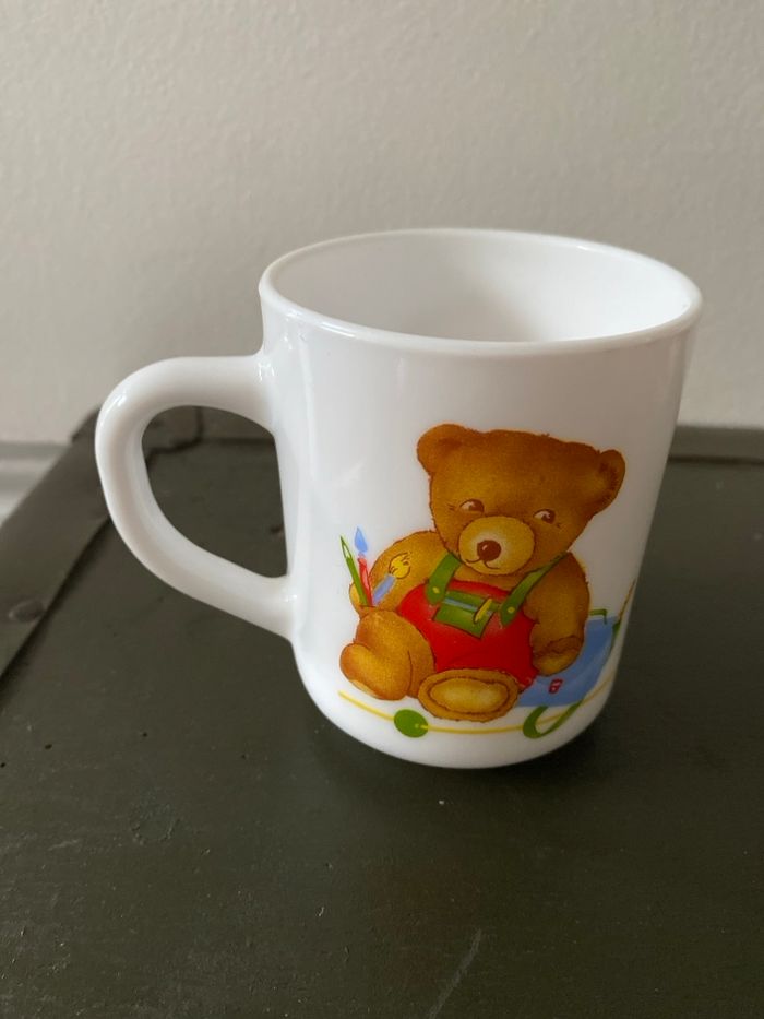 Mug arcopal vintage ourson - photo numéro 2
