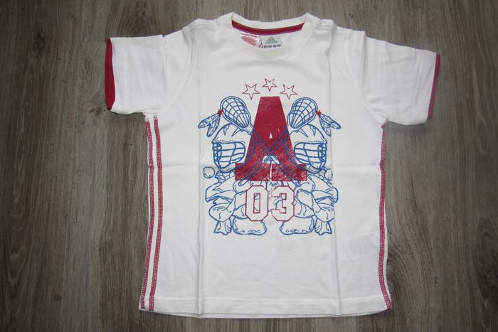 TEE SHIRT MC BLANC GARÇON "ADIDAS" - 7 / 8 ANS - n°03 - photo numéro 1