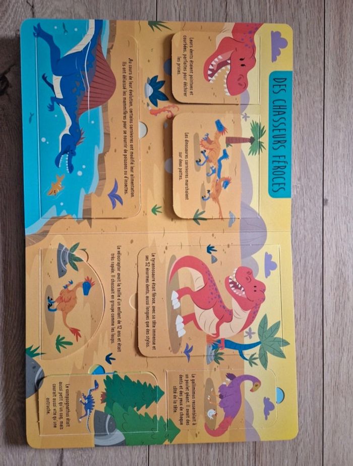 Livre "Au temps des dinosaures" - photo numéro 3