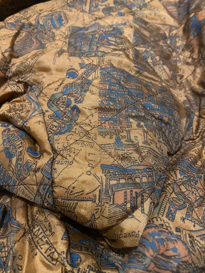 Veste bombers vintage marron xl - photo numéro 6