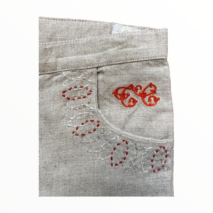 Pantalon lin beige Tartine et Chocolat 4 ans neuf (23€) - photo numéro 2