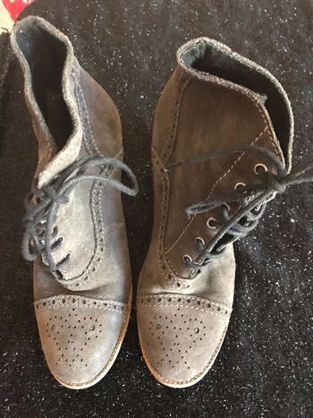 Bottines gris * prix 🏷 2e * kiki60230