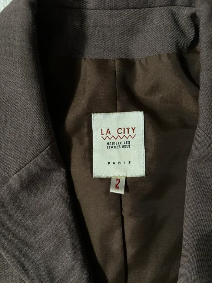 Blazer marron La city - photo numéro 2