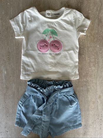 Ensemble short+t-shirt