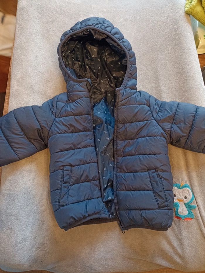 Veste/manteau réversible mixte