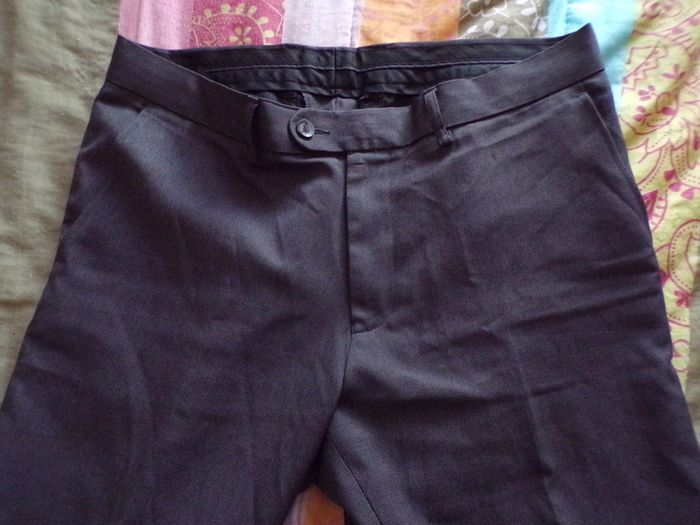 Pantalon gris chiné T44 - photo numéro 2