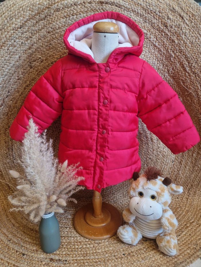 Manteau rose fille petit bateau 24 mois 86cm