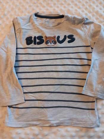 Maillot manches longues in extenso 4 ans 