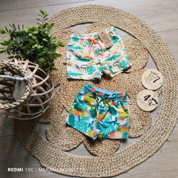 🐊 Maillots de bain short – Tape à lOeil TAO – 12 mois / 74 cm – Parfait état