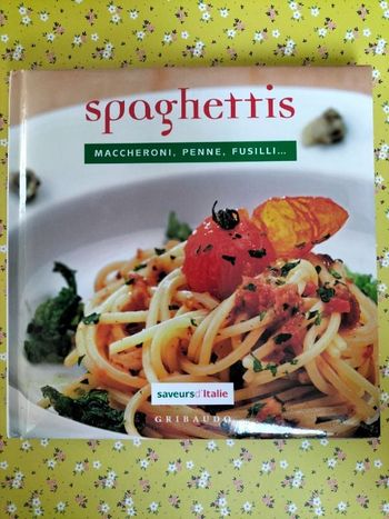 Livre recette Italie Spaghettis