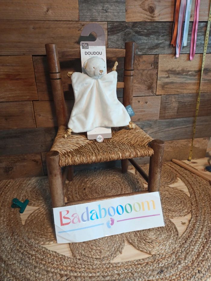 Doudou ours tom et Zoé neuf