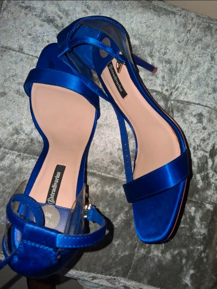 Sandale cérémonie blue