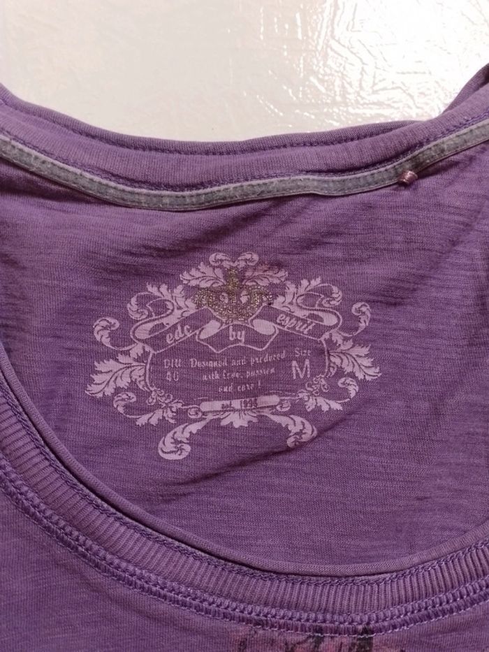 T-shirt femme violet EDC by Esprit - photo numéro 14