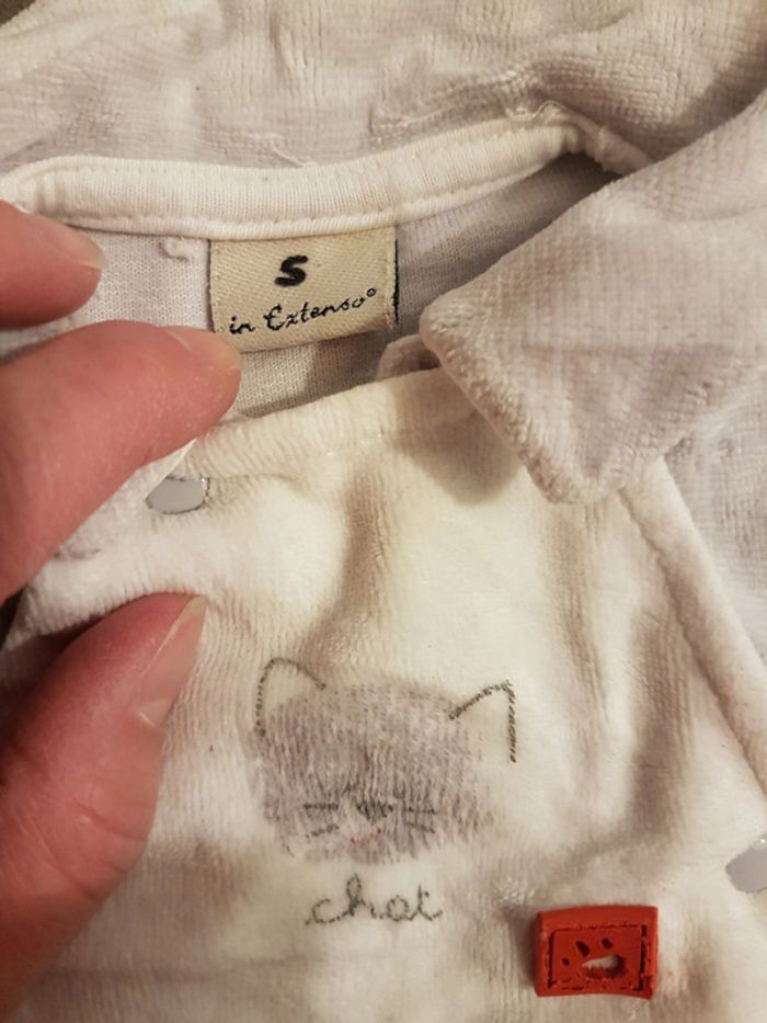 Pyjama velours naissance - photo numéro 2