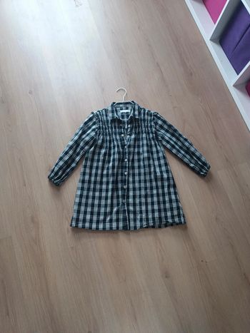 🌺 ZARA robe chemise à carreaux