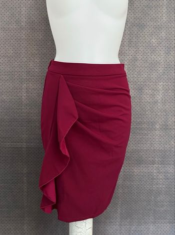 Jupe bordeaux rouge taille S