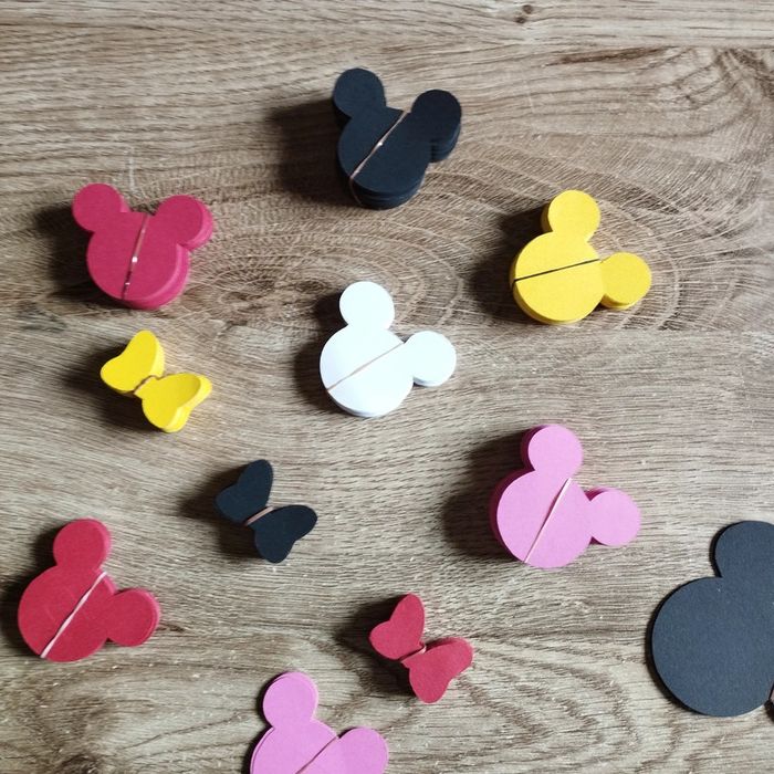 💖 Lot décoration Disney confettis et décoration pour pailles 💖 #emyfleury_decorations - photo numéro 2