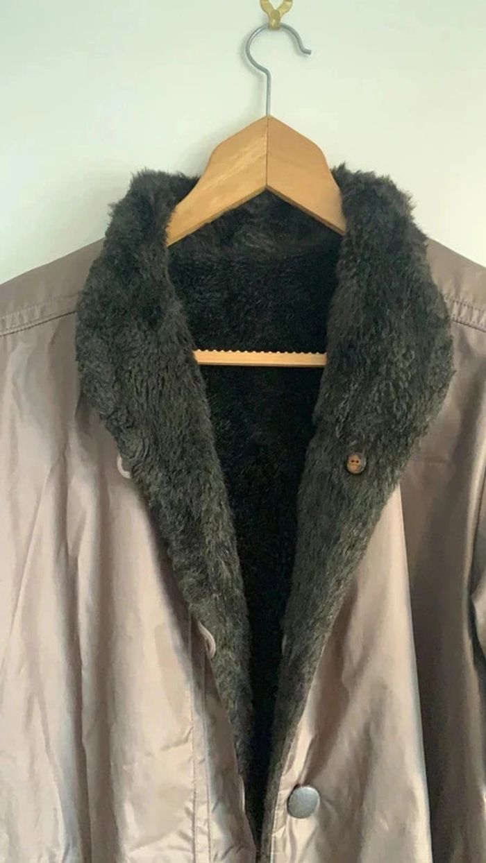 Manteau long en fourrure synthétique vintage - photo numéro 4