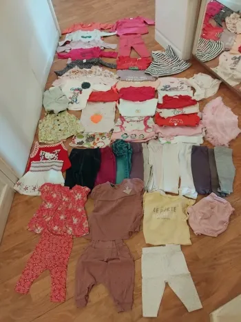 Gros lot fille été 3 mois 60 articles