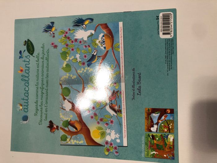 Livre autocollants, Les animaux du jardin - photo numéro 2