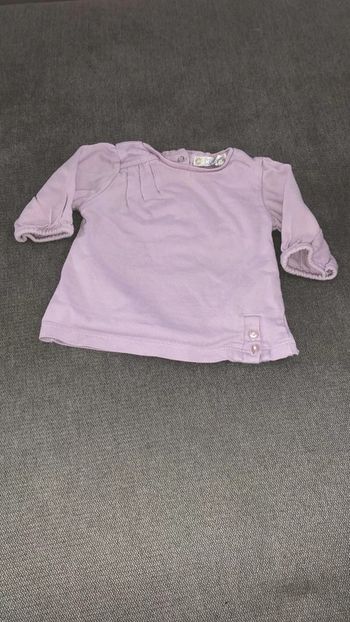 Haut violet 3 mois