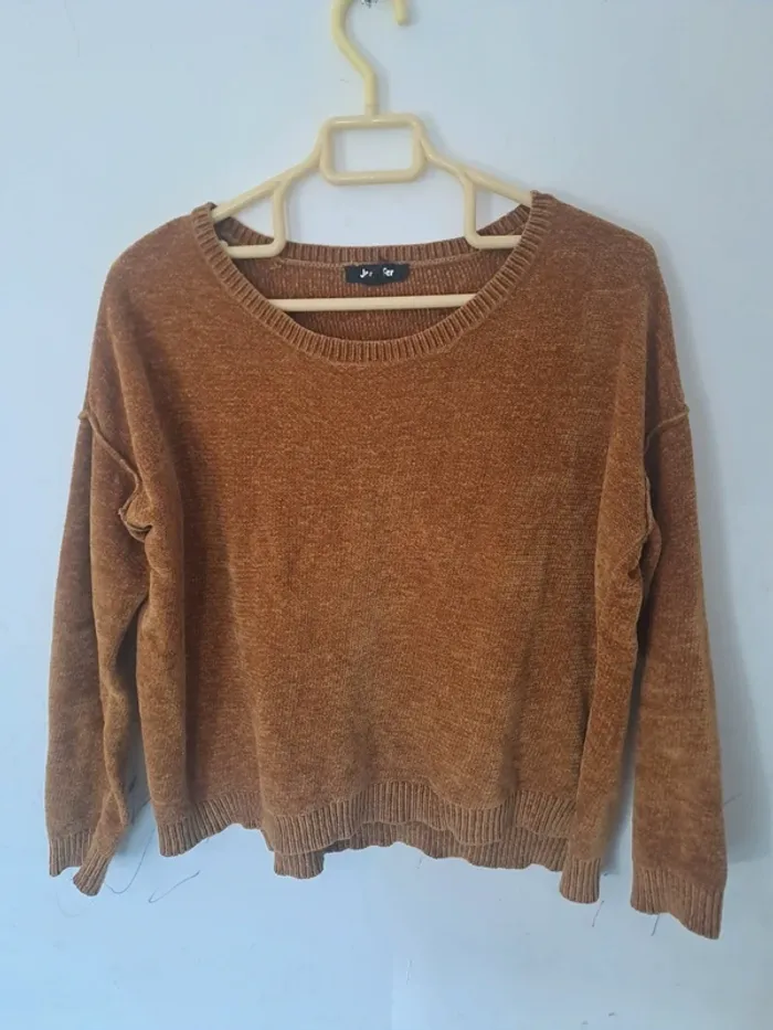 Pull court Couleur Moutarde Jennyfer Taille S - photo numéro 2