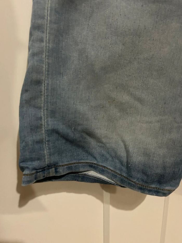 619 – bermuda / short en jean bleu clair H&M - photo numéro 5