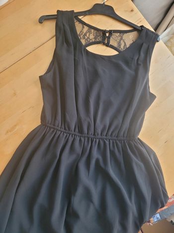 Robe noir fluide