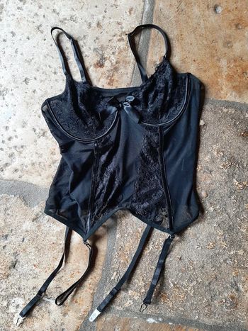 Bustier sexy noir M