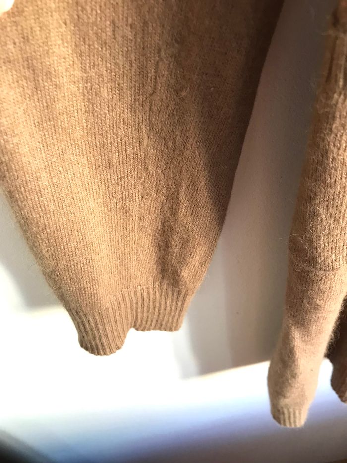 Cardigan long marron 123 en viscose et angora taille 36/38 - photo numéro 5