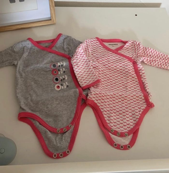 2 bodies manches longues