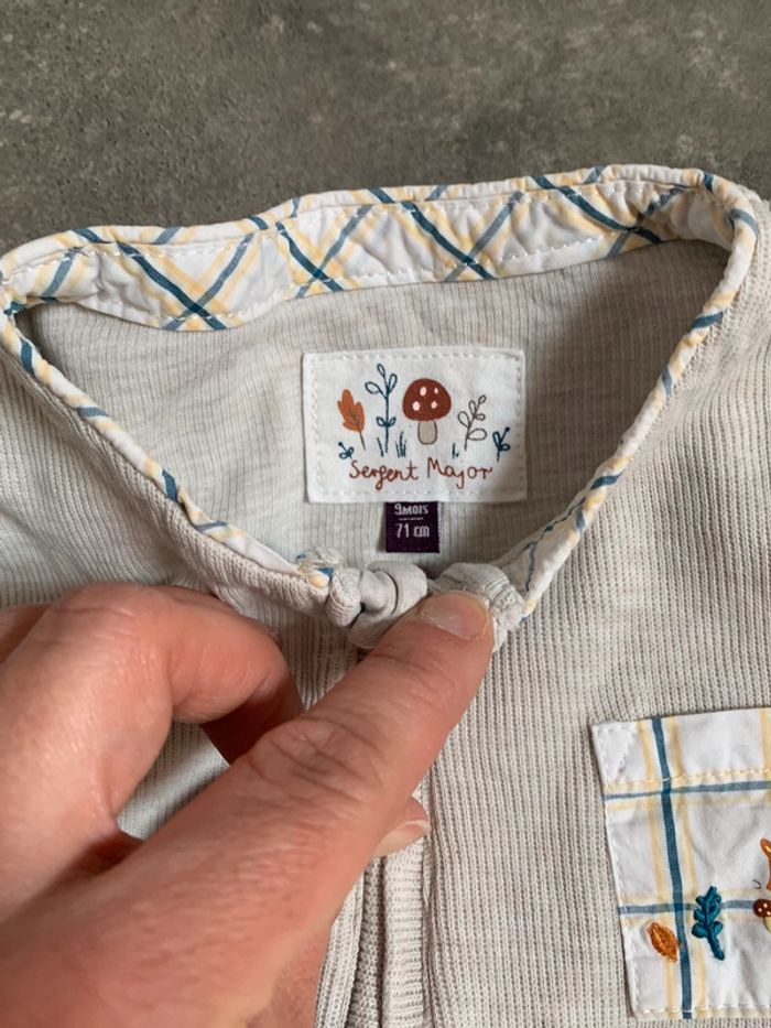 Gilet sergent major taille 9 mois - photo numéro 3