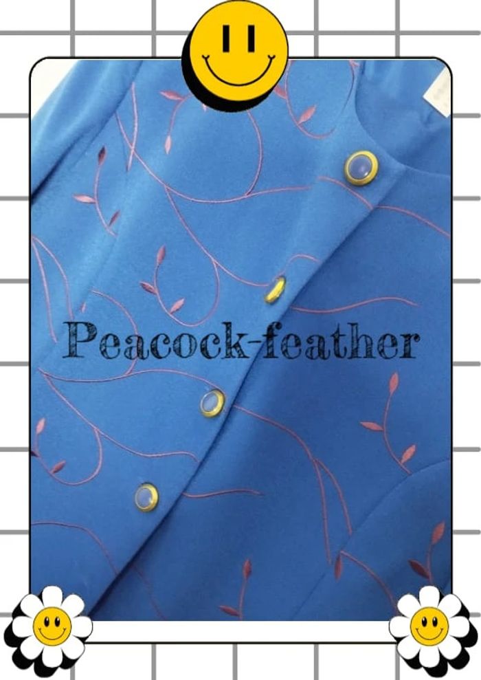 Tailleur bleu jupe 56 - photo numéro 4