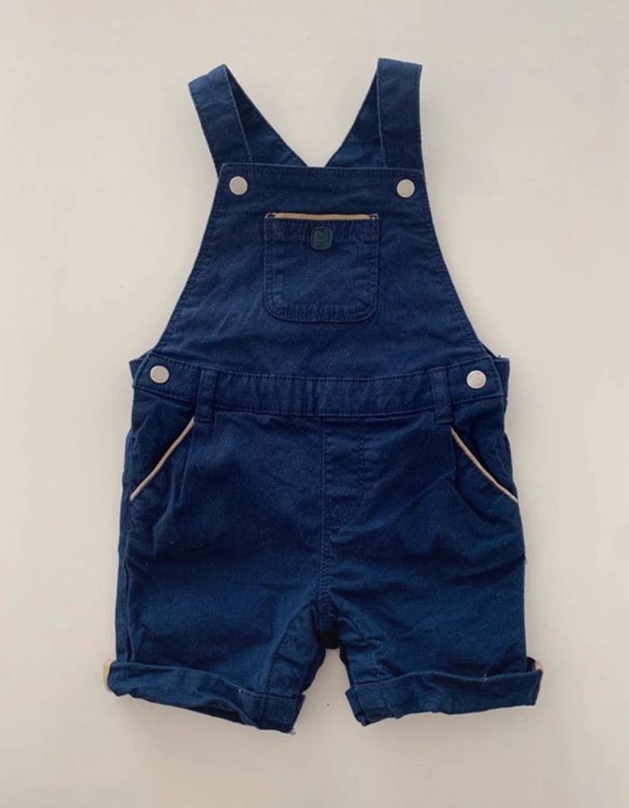 Ensemble bébé polo salopette - 9 mois - Obaïbi - photo numéro 3