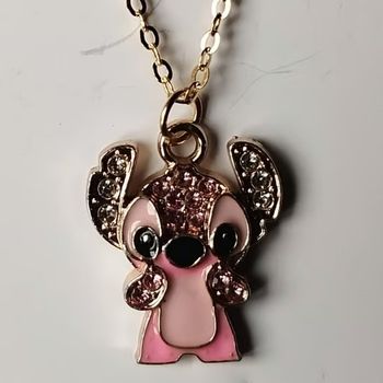 LILO & STITCH - Collier + Pendentif Angel Modèle #2