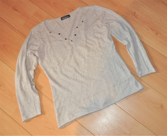 It Hippie pull maille gris clair t.S tb état - photo numéro 7