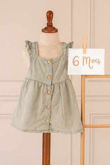 Robe vert d'eau 6mois H&M