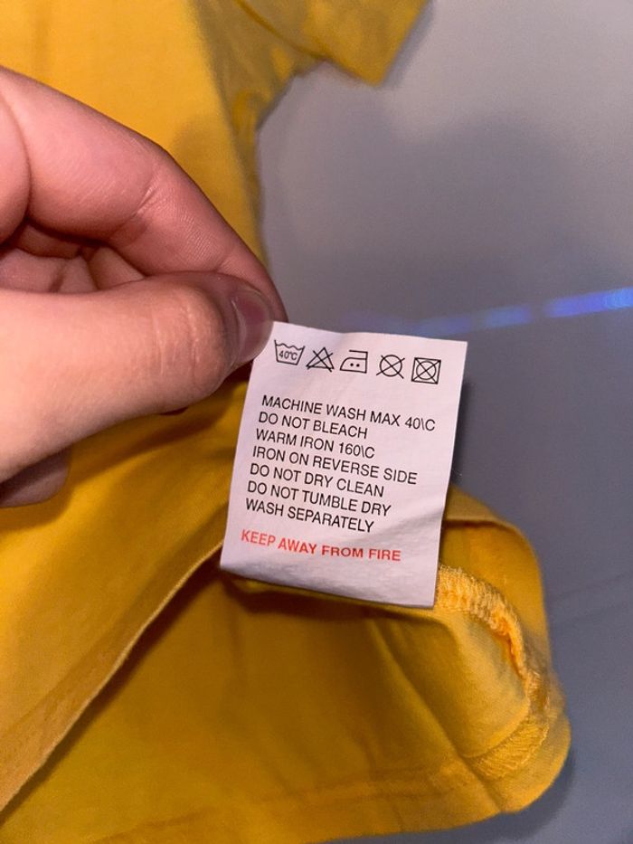 T-shirt à manches courtes jaune Sergio Tacchini - photo numéro 9