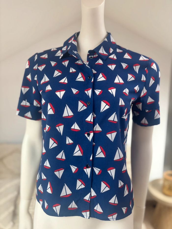 Chemisier bateaux T38 Claudie Pierlot