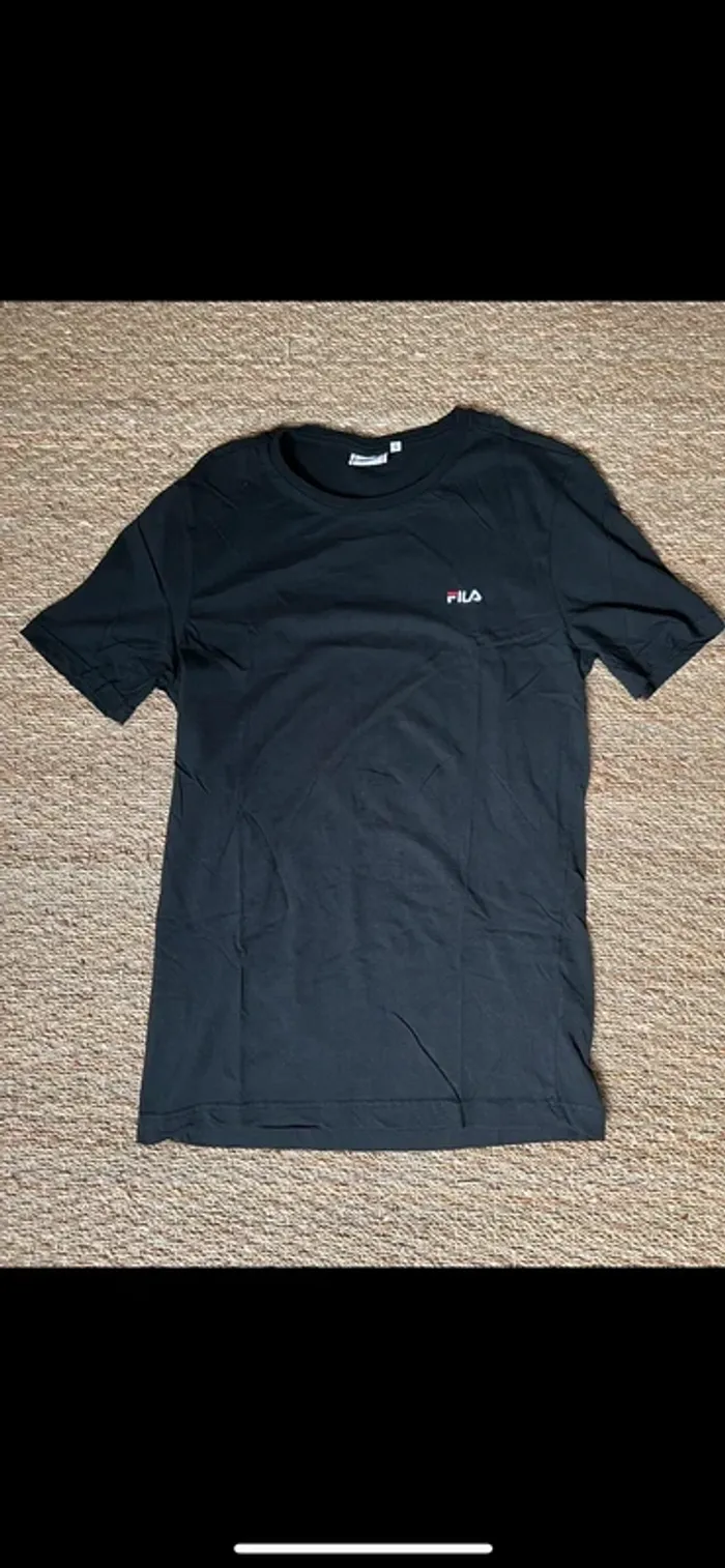 Tee shirt noir homme - Fila - taille S - photo numéro 3