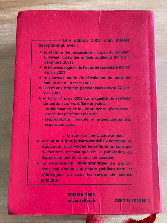 Code civil Dalloz - photo numéro 2