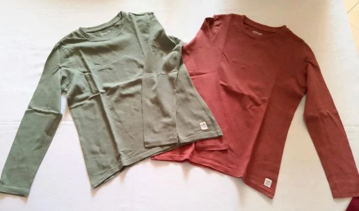 Lot de 2 tee-shirt manches longues unie.