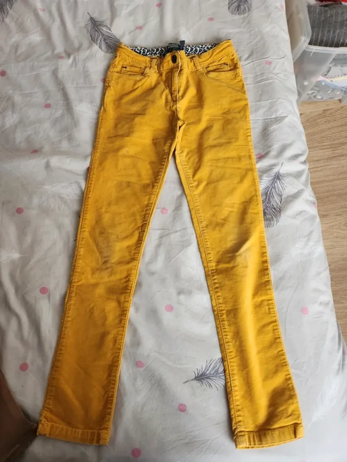 Pantalon velours fille