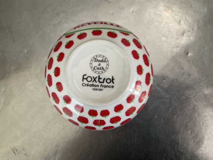 Bol Foxtrot motifs fraises - photo numéro 5