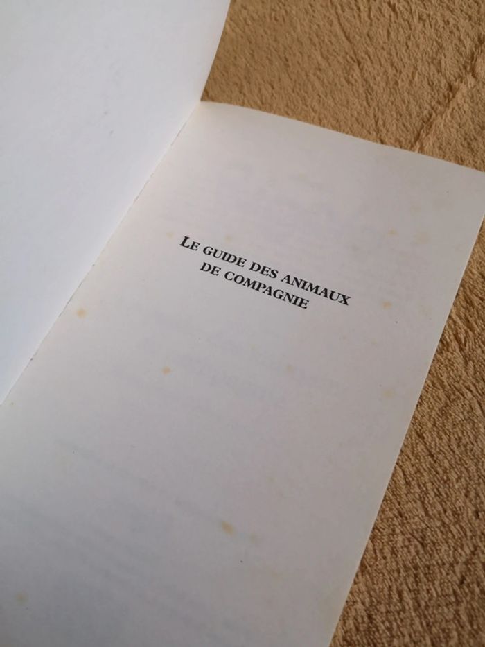 Livre Le guide des animaux de compagnie - photo numéro 5