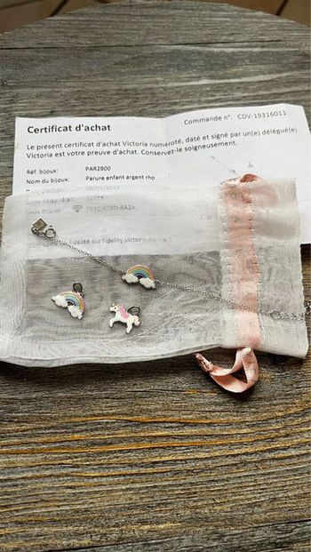 bijoux victoria enfants parure