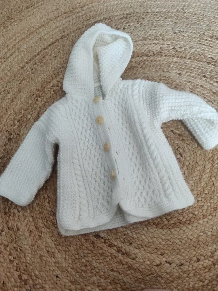 Gilet tricot véritable