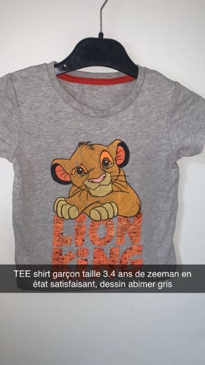Tee shirt garçon taille 3.4 ans